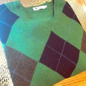 J. Crew Argyle Sweater